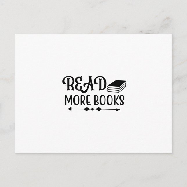 Reading Art Read More Books Postkarte (Vorderseite)