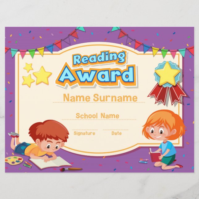 Reading Award (Vorderseite)