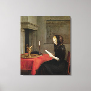 Reading, c.1662 leinwanddruck