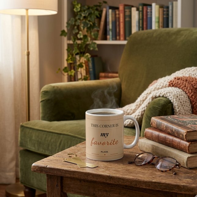 Reading Corner Mug - Cozy Book Lover Mug Kaffeetasse (Von Creator hochgeladen)