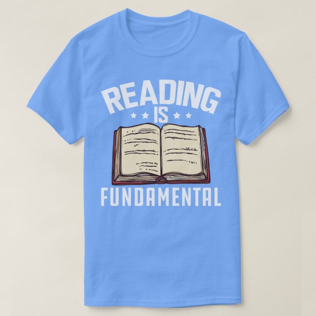 Reading is fundamental w T-Shirt (Design vorne)