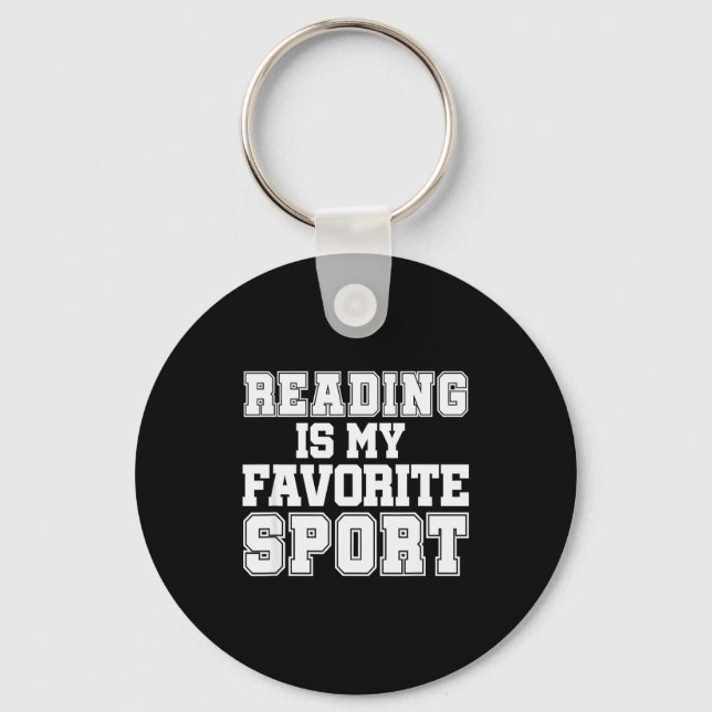 Reading Is My Favorite Srt Funny Librarian Shirt  Schlüsselanhänger (Vorderseite)