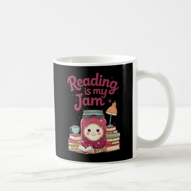 Reading is My Jam - Niedlich Book Lover Tasse for  (Rechts)