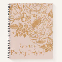 Reading Journal Spiral Notebook Notizbuch