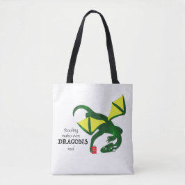 Reading makes Dragons real Tasche