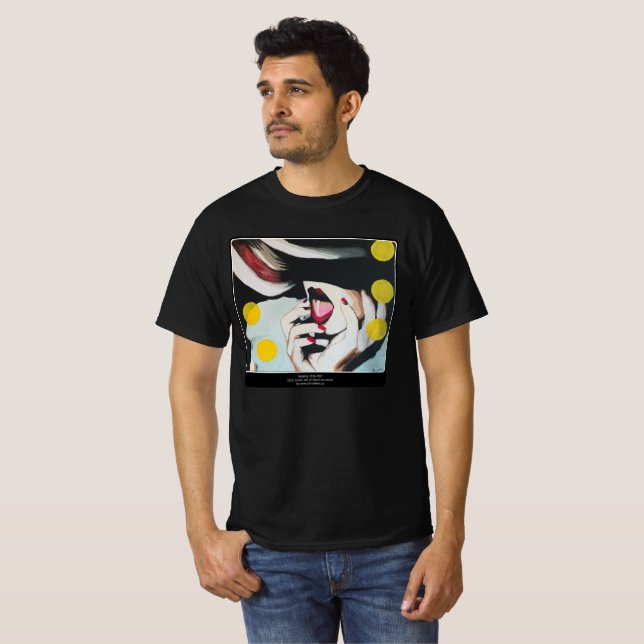 "Reading of the Will" Gemälde auf einer T-Shirt (Vorne ganz)