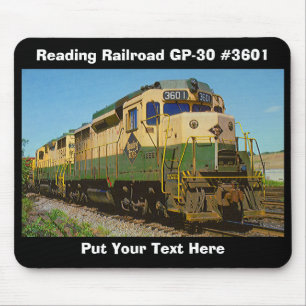 Reading Railroad GP-30 #3601 Maßgeschneiderte Maus Mousepad