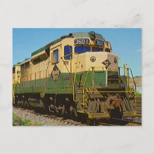 Reading Railroad GP-30 #3601 Postkarte