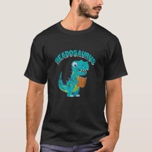 Reading Readosaurus Buch Saurus Dinosaur Bookworm T-Shirt