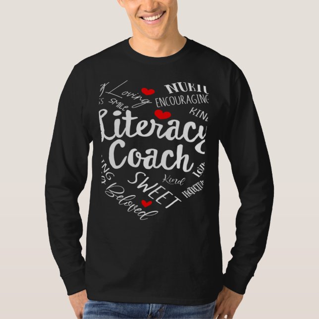 Reading Teacher Back School Special Literacy Coach T-Shirt (Vorderseite)