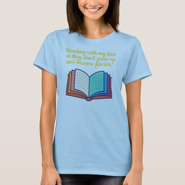 Reading With My Kids T-Shirt (Vorderseite)