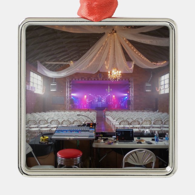 Ready for a Concert Silbernes Ornament (Vorne)