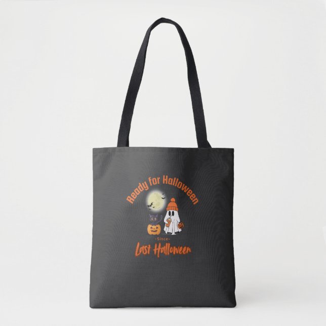 Ready for Halloween seit letztem Halloween T - Shi Tasche (Vorderseite)