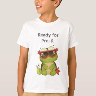 Ready for Pre-K with super cute Turtle. T-Shirt