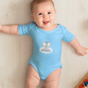 Ready for spring, little butterfly? baby strampler