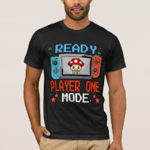 Ready Player One Modus Pixel Art Gaming-Shirt