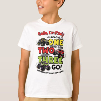 "Ready Set Go" Monster Truck Kinder T-Shirt
