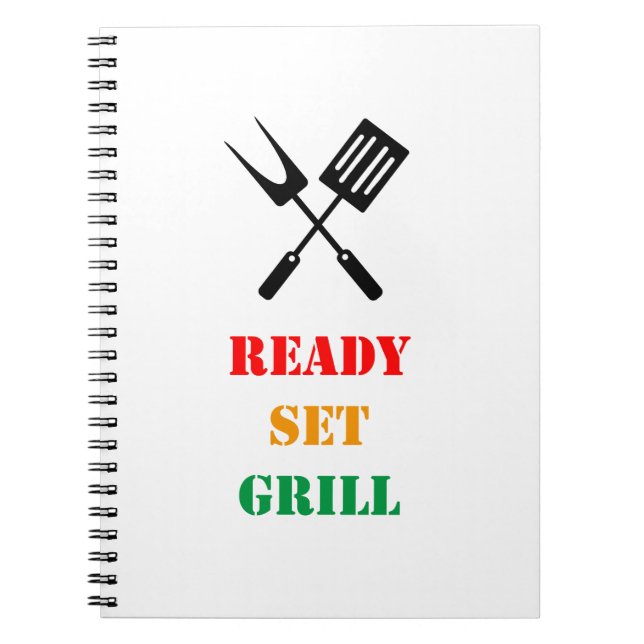 Ready, set, grill  notizblock (Vorderseite)