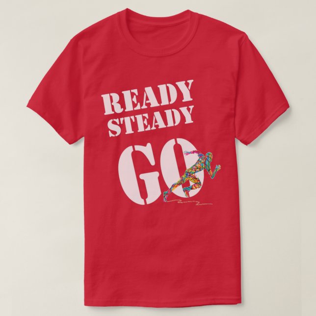 Ready Steady GO T-Shirt (Design vorne)