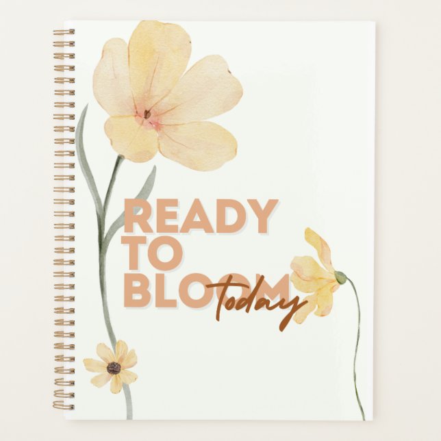 Ready to Bloom Planner Planer (Vorderseite)