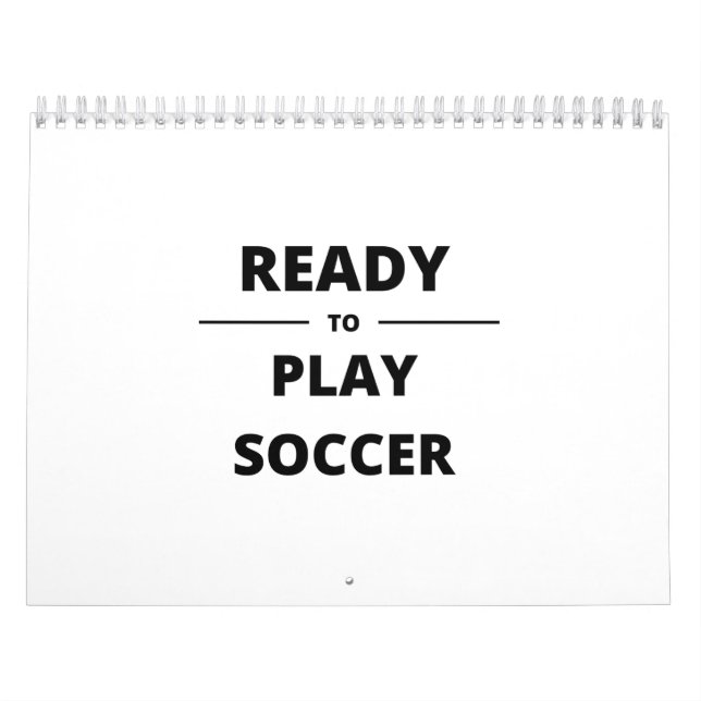 READY TO PLAY SOCCER KALENDER (Titelbild)