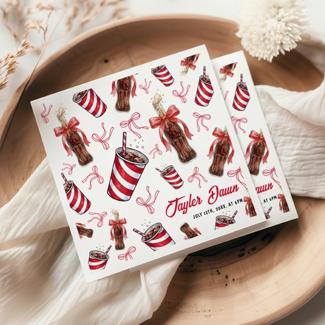 Ready to Pop Cola Baby Shower Serviette (Von Creator hochgeladen)