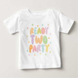 Ready Two Party Girl 2. Geburtstag T - Shirt