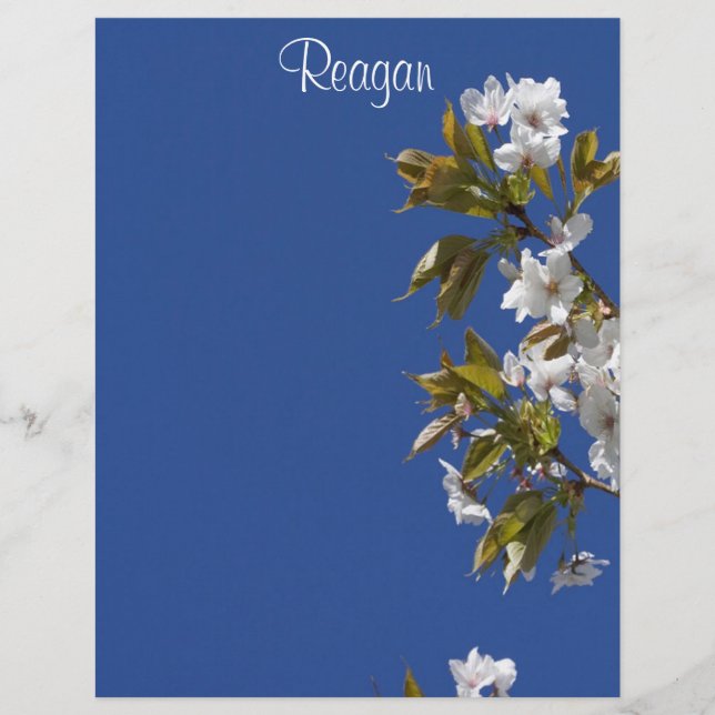 Reagan Blossom Letterhead (Vorderseite)