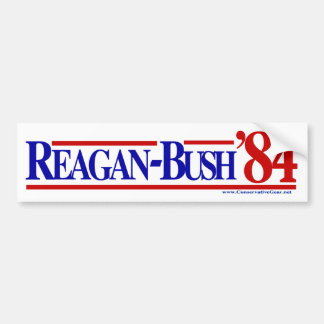 Reagan Bush 84 Autoaufkleber