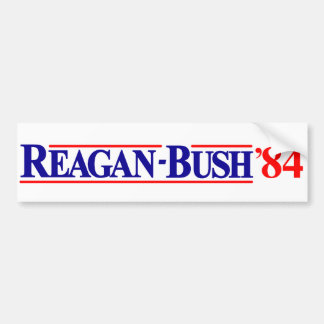 Reagan Bush 84 Autoaufkleber