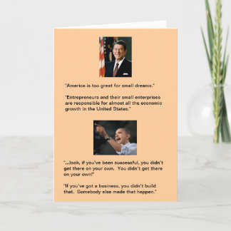 Reagan gegen Obama Karte