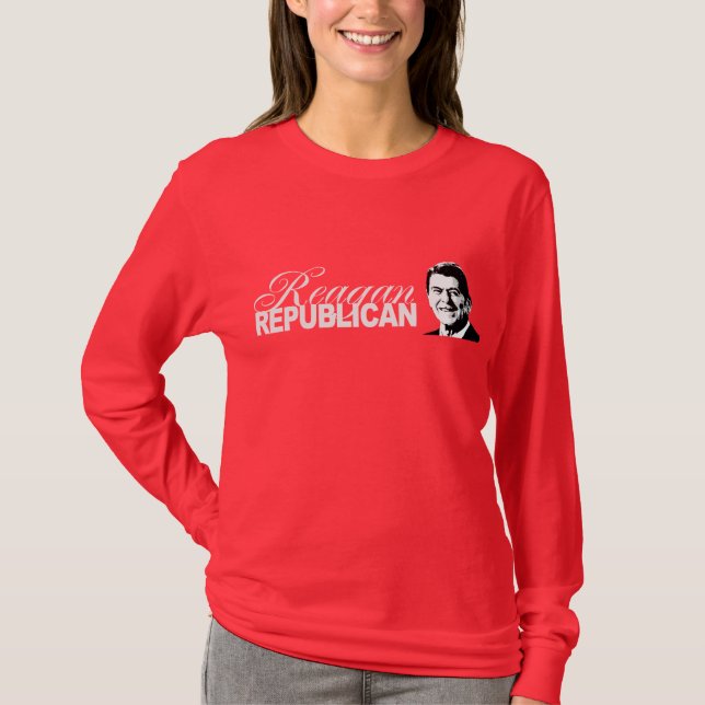 REAGAN-REPUBLIKANER Autoaufkleber T-Shirt (Vorderseite)