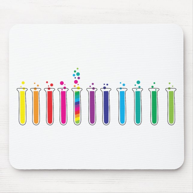 Reagenzgläser Mousepad (Vorne)
