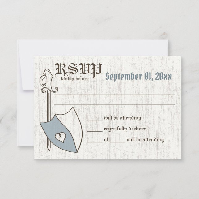 Reaktion auf Hochzeiten in der Renaissance Einladung (Vorderseite)