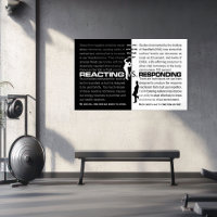 Reaktion vs. Reaktion - Empower Graphics Poster