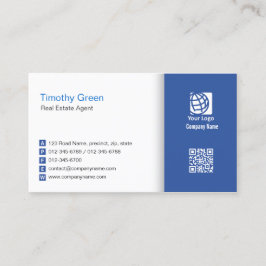Real Anwesen Agent Business Card Einfach #06 Visitenkarte