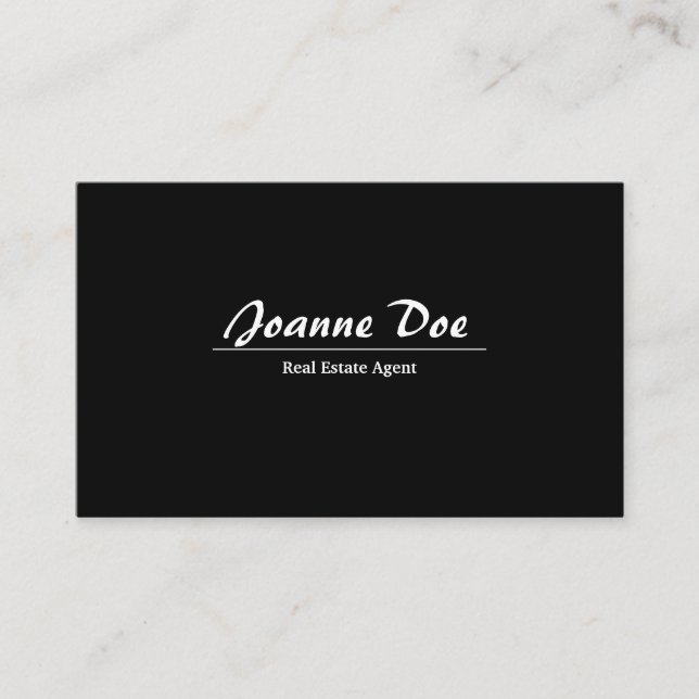 Real Anwesen Agent Business Card Visitenkarte (Vorderseite)