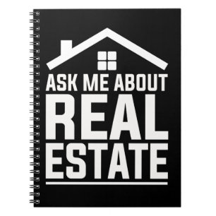 Real Anwesen Agent Funny Property Anwesen Broker Notizblock