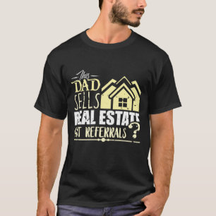 Real Anwesen Agent Funny Realtor Vater T-Shirt