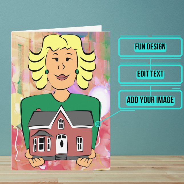 Real Anwesen Agent Geburtstag Karte (This lovely card is specifically for that kind realtor in your life.)