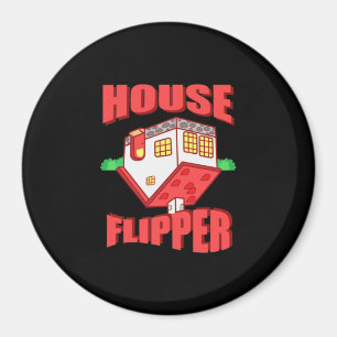 Real Anwesen Agent House Flipper Magnet