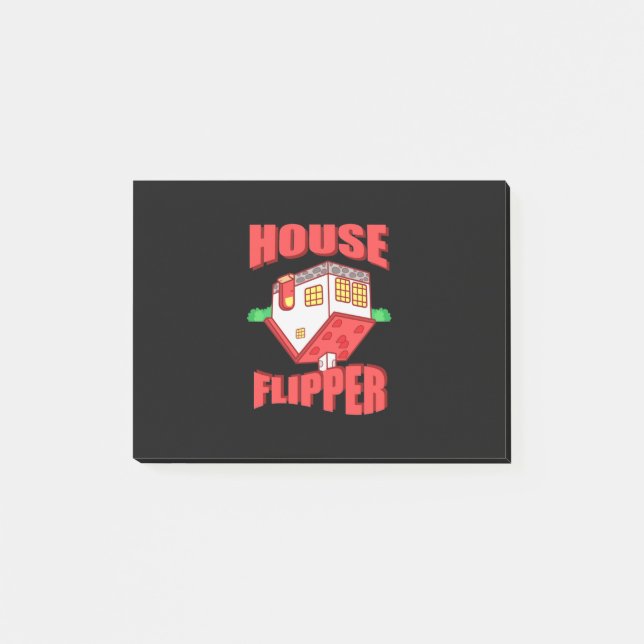 Real Anwesen Agent House Flipper Post-it Klebezettel (Vorderseite)
