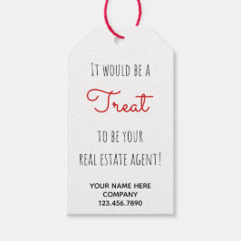 Real Anwesen Agent Leckerei Geschenkanhänger