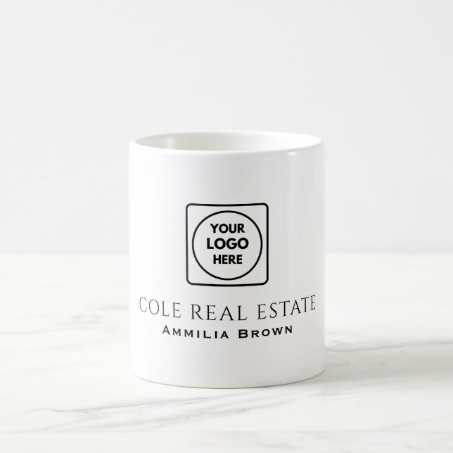 Real Anwesen Agent | Modernes minimales Listing-De Kaffeetasse (Mittel)