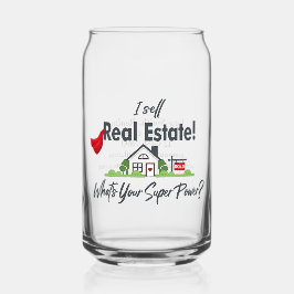 Real Anwesen Agent, Realtor Super Hero Personalisi Dosenglas