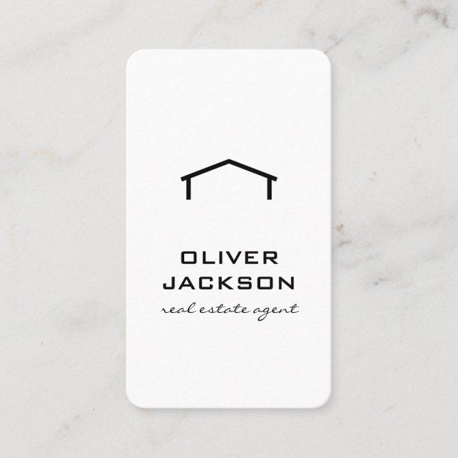 Real Anwesen Agent Visitenkarte (Vorderseite)