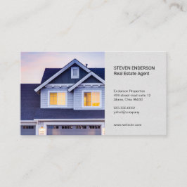 Real Anwesen Agent | Zuhause von Immobilien Visitenkarte