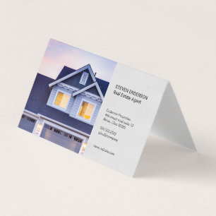Real Anwesen Agent Zuhause von Immobilien Visitenkarten