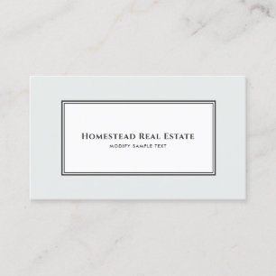Real Anwesen Beruflich Add Foto und Logo Visitenkarte