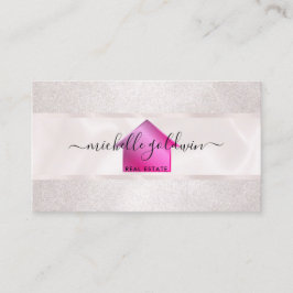 Real Anwesen Beruflich Modernes Script House Busin Visitenkarte